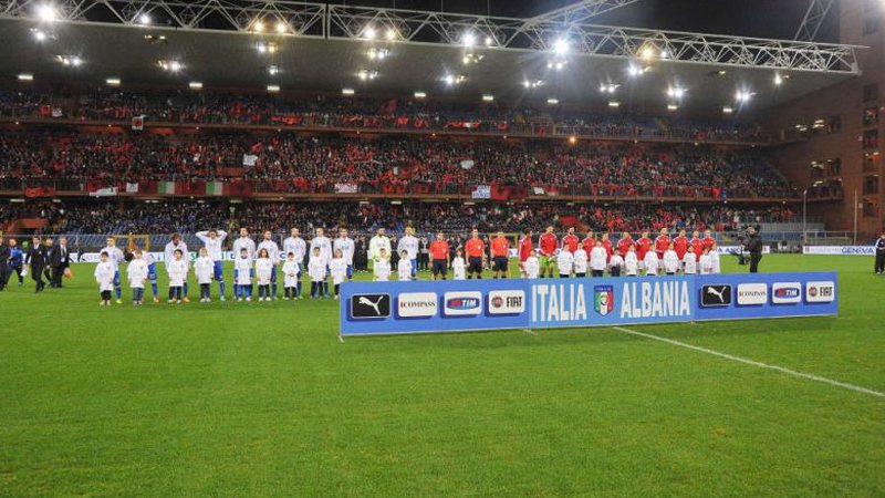 Albania, friendly match with Italy